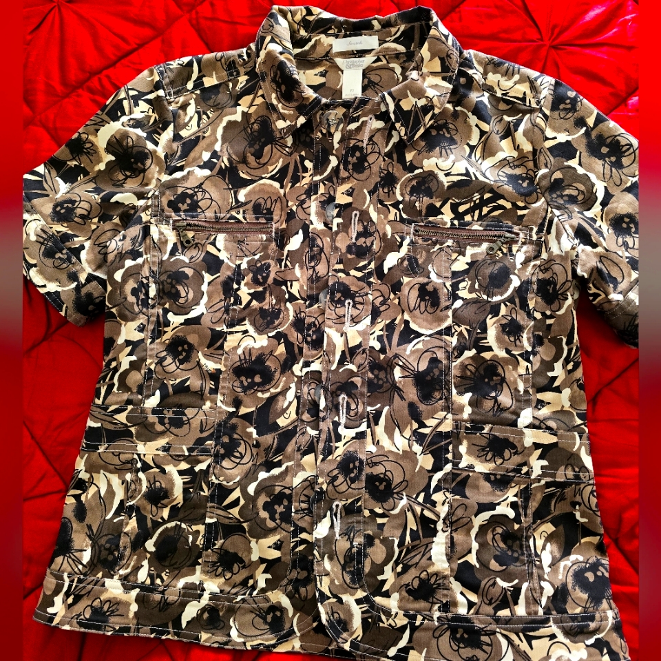 Floral Camouflage Jacket